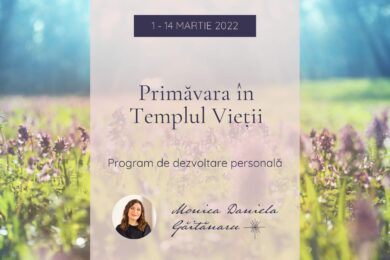 Primăvara în Templul Vieții – retragere online
