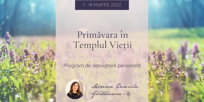 Primăvara în Templul Vieții – retragere online